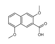 3,8-dimethoxynaphthalene-2-carboxylic acid结构式