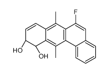 (10S,11S)-6-fluoro-7,12-dimethyl-10,11-dihydrobenzo[a]anthracene-10,11-diol Structure