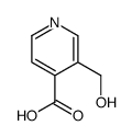 4-Pyridinecarboxylic acid, 3-(hydroxymethyl)- (9CI)结构式