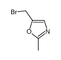 5-(Bromomethyl)-2-methyl-1,3-oxazole结构式