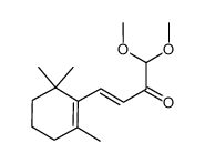 10,10-dimethoxy-β-ionone Structure