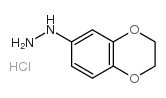 (2,3-dihydro-benzo[1,4]dioxin-6-yl)-hydrazine hydrochloride Structure