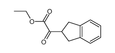 1-oxoindane-2-acetic acid ethyl ester acid Structure