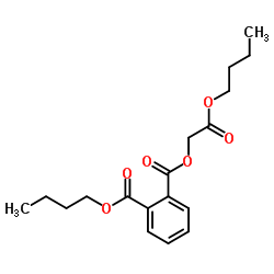 丁基邻苯二甲酰羟乙酸丁酯结构式