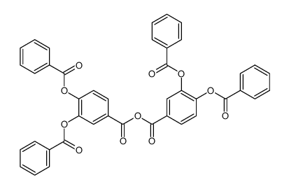 3,4-bis-benzoyloxy-benzoic acid-anhydride结构式