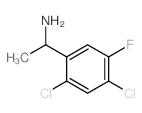 1-(2,4-二氯-5-氟苯基)乙胺结构式