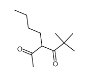 3-butyl-5,5-dimethyl-hexane-2,4-dione Structure