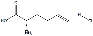 (2S)-2-AMINO-5-HEXENOIC ACID HCl Structure