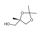 [(4S)-2,2,4-trimethyl-1,3-dioxolan-4-yl]methanol Structure