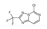 5-CHLORO-2-(TRIFLUOROMETHYL)-[1,2,4]TRIAZOLO[1,5-F]PYRIMIDINE Structure