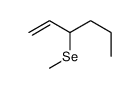 3-methylselanylhex-1-ene结构式