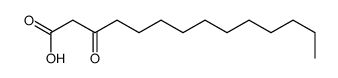 3-oxotetradecanoic acid Structure