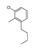 1-butyl-3-chloro-2-methylbenzene Structure