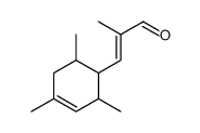 2-methyl-3-(2,4,6-trimethylcyclohex-3-en-1-yl)prop-2-enal结构式