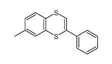 6-methyl-3-phenyl-1,4-benzodithiine结构式