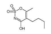 5-butyl-6-methyl-2,2-dioxooxathiazin-4-one Structure