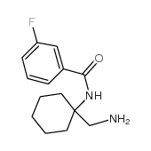 N-[1-(aminomethyl)cyclohexyl]-3-fluorobenzamide Structure