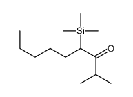 2-methyl-4-trimethylsilylnonan-3-one Structure