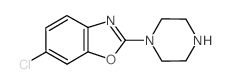 6-Chloro-2-piperazin-1-yl-1,3-benzoxazole Structure