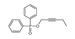[pent-2-ynoxy(phenyl)phosphoryl]benzene Structure