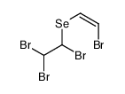 1,1,2-tribromo-2-(2-bromoethenylselanyl)ethane Structure