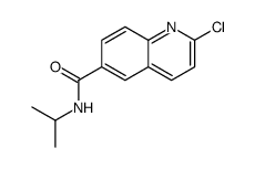 2-chloro-N-propan-2-ylquinoline-6-carboxamide结构式