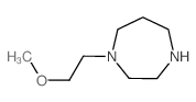 1-(2-甲氧基乙基)-1,4-二氮杂烷结构式