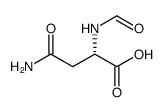 N2-formyl-L-asparagine Structure