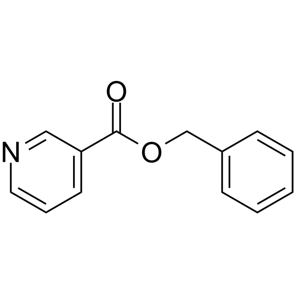 Benzyl nicotinate (JAN) structure