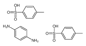 benzene-1,4-diammonium bis(4-methylbenzenesulphonate) Structure