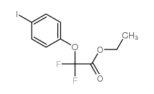 ethyl 2,2-difluoro-2-(4-iodophenoxy)acetate结构式