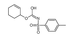 cyclohex-2-en-1-yl N-(4-methylphenyl)sulfonylcarbamate结构式