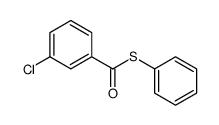 S-phenyl 3-chlorobenzenecarbothioate结构式