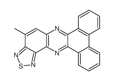 11-methyl-dibenzo[a,c][1,2,5]thiadiazolo[3,4-h]phenazine结构式