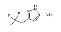 3-(2,2,2-trifluoroethyl)-1H-pyrazol-5-amine Structure