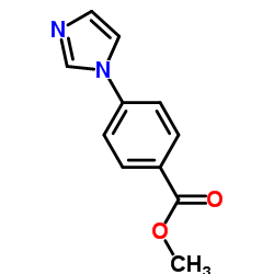 4-(1H-咪唑-1-基)苯甲酸甲酯结构式