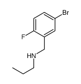 4-Bromo-1-fluoro-2-(propylaminomethyl)benzene structure