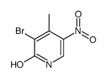 3-Bromo-4-methyl-5-nitropyridin-2-ol Structure