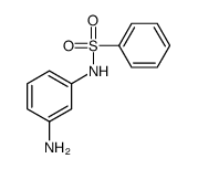 N-(3-氨基苯基)苯磺酰胺结构式