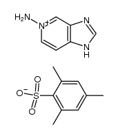 5-aminoimidazo[4,5-c]pyridinium mesitylenesulfonate结构式