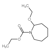 1H-Azepine-1-carboxylicacid,2-ethoxyhexahydro-,ethylester(9CI) Structure