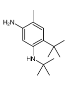 3-N,4-ditert-butyl-6-methylbenzene-1,3-diamine Structure