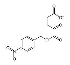 5-[(4-nitrophenyl)methoxy]-4,5-dioxopentanoate结构式