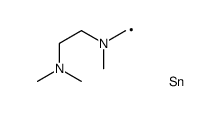 N,N,N'-trimethyl-N'-(trimethylstannylmethyl)ethane-1,2-diamine Structure