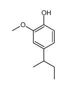 4-butan-2-yl-2-methoxyphenol结构式