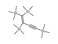 1,1,2,4-tetrakis(trimethylsilyl)-1-buten-3-yne结构式