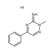 2-methyl-5-phenyl-1,2,4-triazin-3(2H)-imine hydriodide Structure