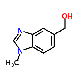 1-甲基-1H-苯并咪唑-5-甲醇结构式
