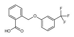 2-[[3-(trifluoromethyl)phenoxy]methyl]benzoic acid结构式