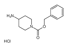 4-氨基-哌啶-1-羧酸苄酯盐酸盐结构式